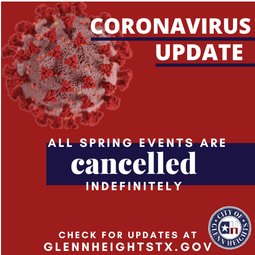 Spring Events Cancelled