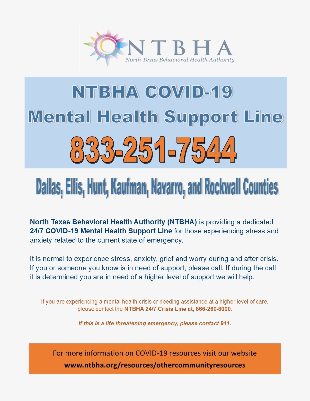 COVID-19 Flyer for Mental Health Support Line_Mar2020 
