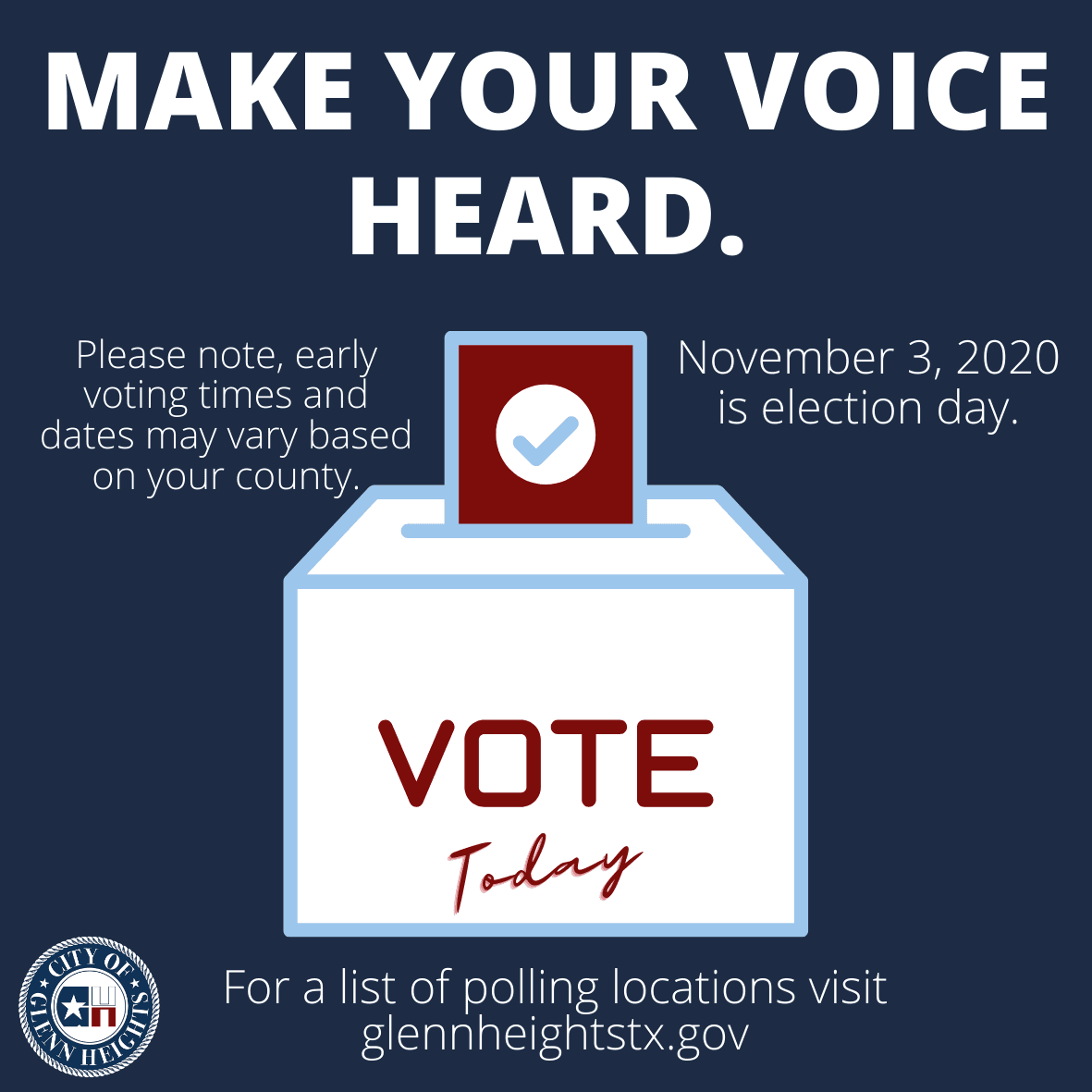 Polling and Election graphic