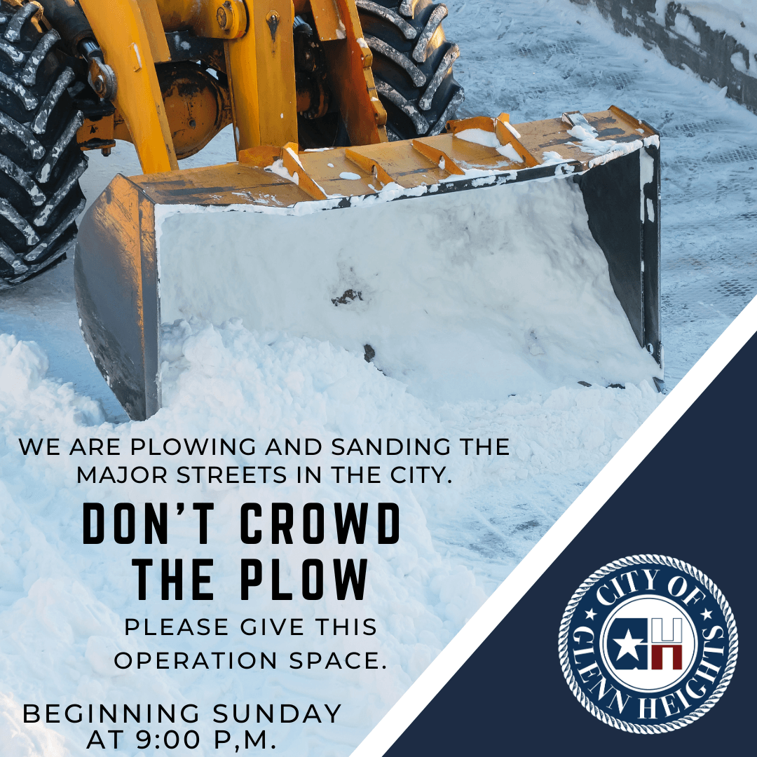Dont crowd the plow