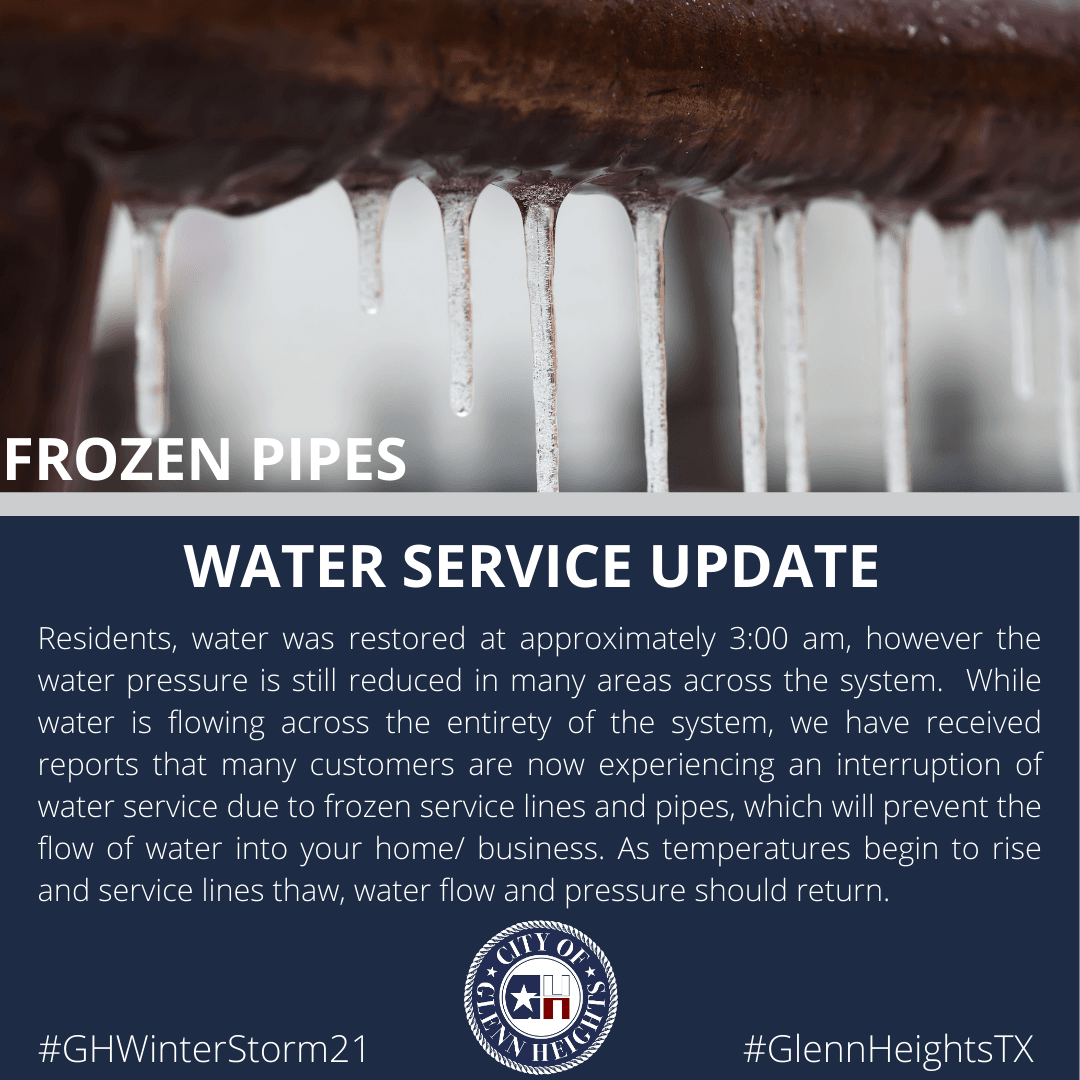 Water Message Update 3