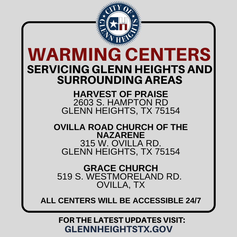 Warming Center Update 