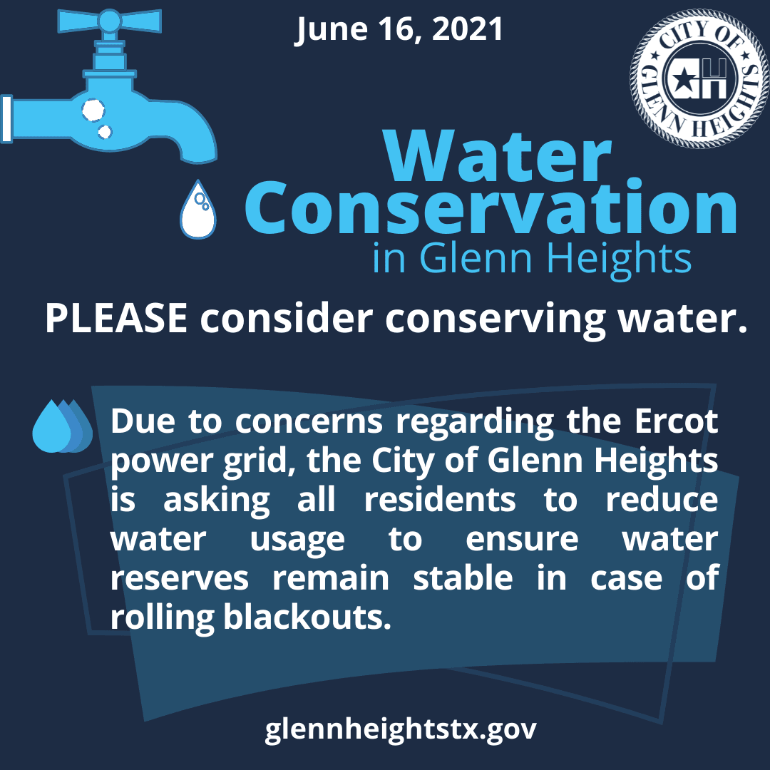 Consider Reducing Water Usage